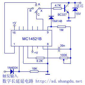 digital long delay circuit remotecontrolcircuit circuit diagram seekiccom