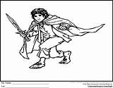 Hobbit Coloring Pages Bilbo Baggins Lego Lord Rings Kids Frodo Ginormasource Sheets Printable Legolas Getdrawings Bolsón sketch template