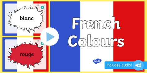 ten ideas  teaching colours  french