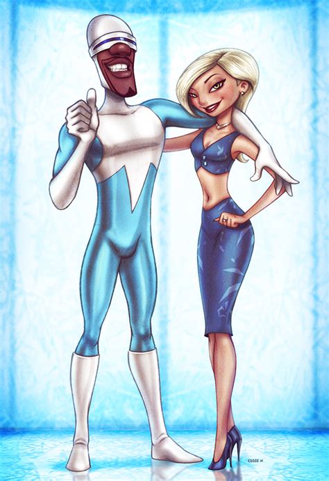 Frozone And Mirage Pose For A Picture By Eddieholly On