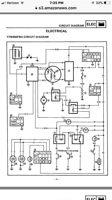 yamaha big bear wiring diagram yamaha big bear   wiring diagram images   finder