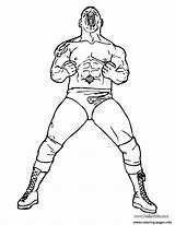 Coloring Batista Wrestler Pages Printable sketch template