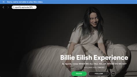 billie eilish experience   playing  spotify community