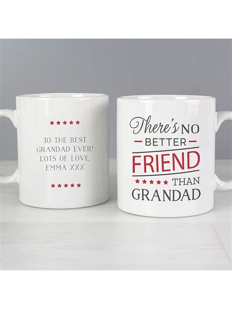 Personalised No Better Friend Than Grandad Mug Novelties Parties