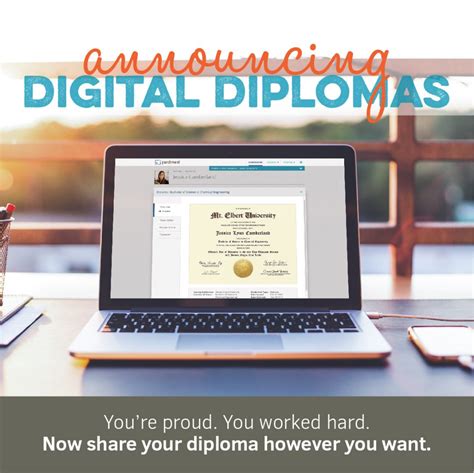 digital diplomas certificates university registrar
