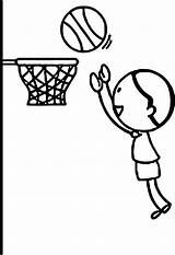 Basketball Goal Drawing Getdrawings sketch template