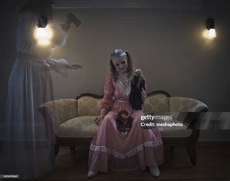 girl haunted   ghost high res stock photo getty images