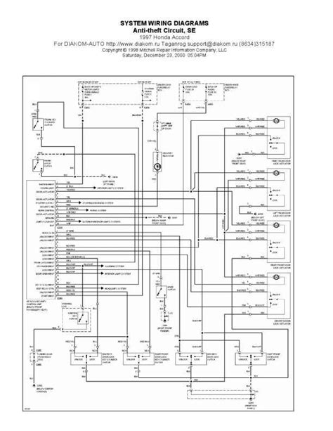 honda accord horn wiring diagram