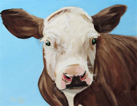 painting   calf painting  gordon bruce pixels