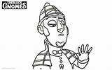Coloring Pages Sherlock Gnomes Printable Adults Kids Getdrawings sketch template
