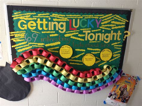 march bulletin board getting lucky tonight 69 facts about sex ra bulletin board ideas