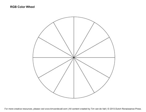 color wheel template  kids     mood  wheel