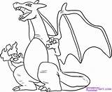 Coloring Charmeleon Charizard Getcolorings sketch template