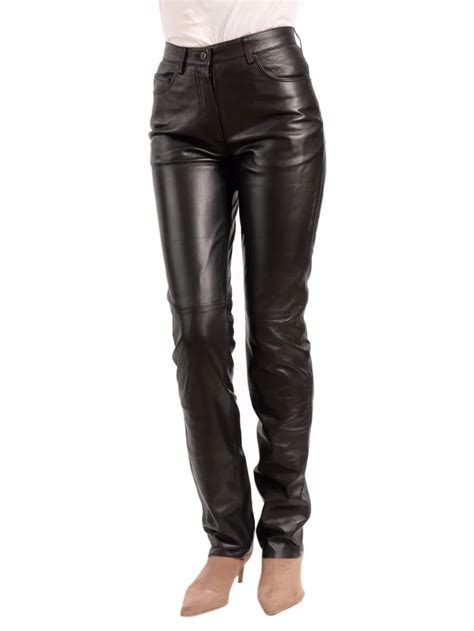 new women fashion leather pants baggy style leather pants female buy
