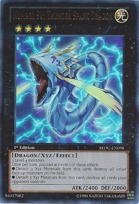 yu gi  return   duelist single number  thunder spark dragon ultra rare da card world