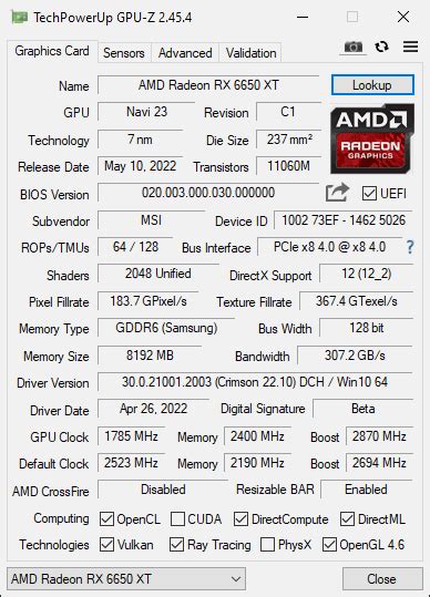 msi radeon rx  xt gaming  review overclocking techpowerup