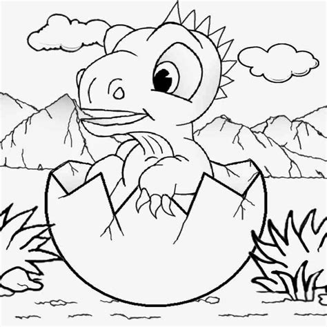 baby dinosaur coloring pages   baby dinosaur coloring