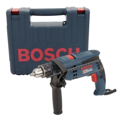 bosch  amp corded   variable speed hammer drill kit  hard case vsrk  home depot
