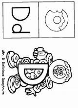 Letter People Original Mr Coloring Pages Alphabet Printable Letters Doughnuts 1980 Delicious sketch template