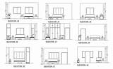 Elevations Sectional Cad Cadbull Interior sketch template