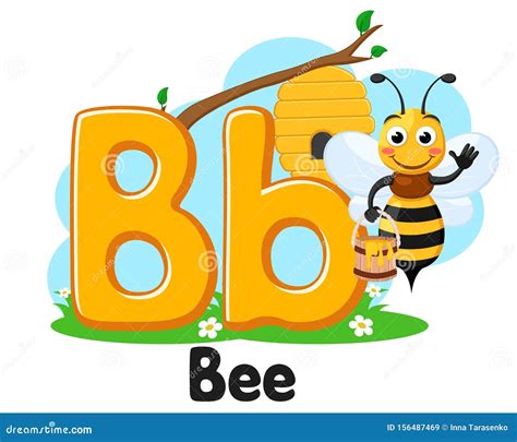 alphabet bee  bucket  honey  letter bb   white preschool