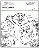 Madagascar Coloring Alex Lion Pages Colouring Africa Kids Escape Draw Movie Printable Books Characters Library Clipart Popular Fun Choose Board sketch template