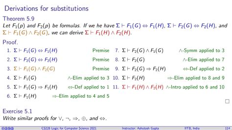 lecture   substitution  formal proofs youtube