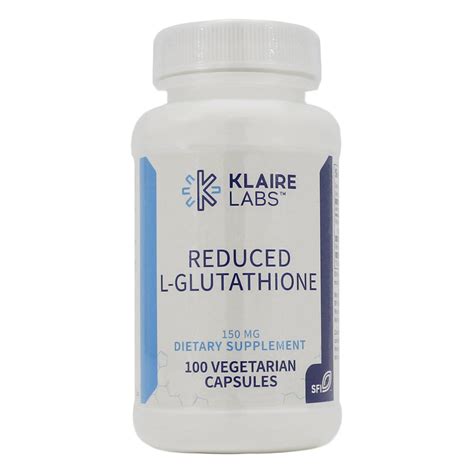 klaire labs reduced  glutathione  mg  count vitahealscom