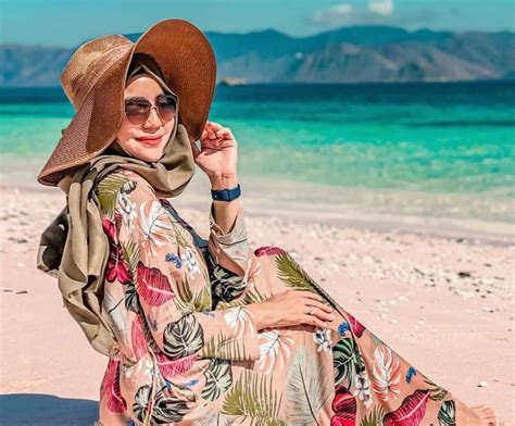 Pakaian Ke Pantai Wanita Berhijab Hijab Beach Pakaian Pantai