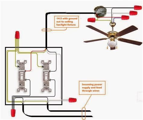 switch wiring fan  light   switch wiring diagram schematic
