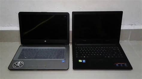 Comparison Between Hp Laptop And Lenovo Laptop Youtube