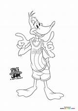 Daffy Squad Tune Lebron Tunes Looney Speedy Gonzales Duck1 sketch template