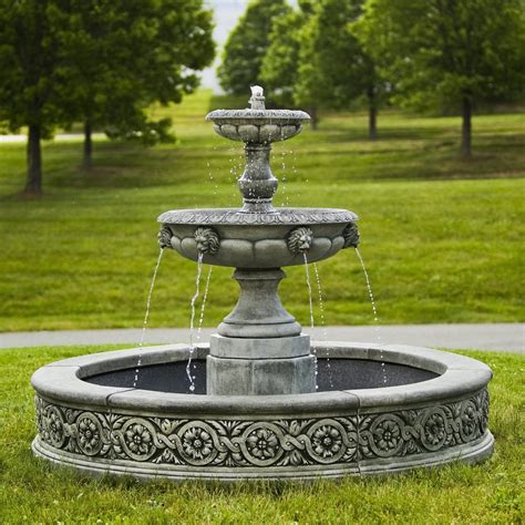 parisienne  tier outdoor water fountain