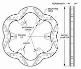 Rotor Scalloped Wilwood Dimension Diagram Alloy Super sketch template
