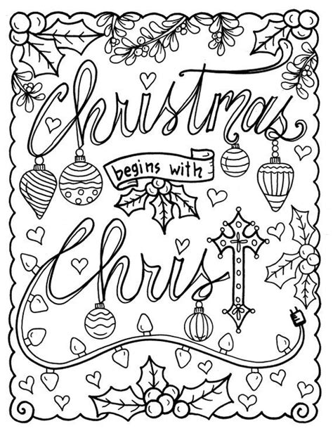pages christmas coloring christian religious scripture etsy