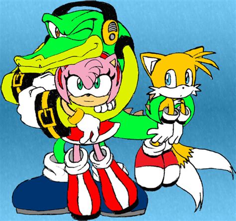 Vector Tails And Amy By Tigerfog On Deviantart