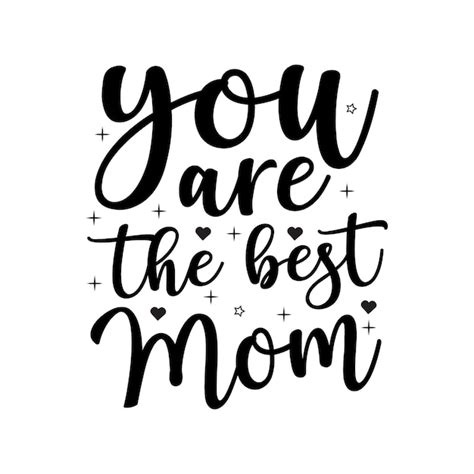 premium vector     mom mothers day typography quotes