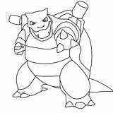 Blastoise Pokemon Pages Coloring Printable Getcolorings Color sketch template