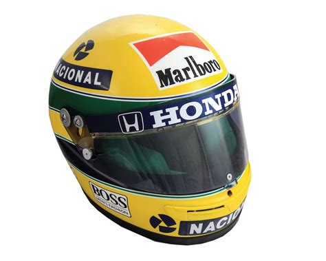 Ayrton Senna S Helmet Worn During His 1990 Formula 1 World
