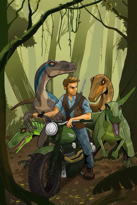 Owen Grady And His Velociraptors Jurassic World Fan Art 38783230