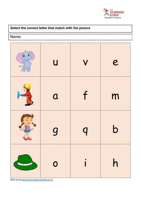 nursery worksheets english language worksheets