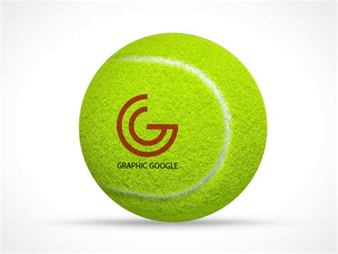 tennis ball logo branding psd mockup psd mockups