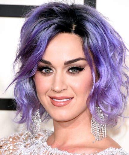Katy Perry Purple Hair Grammy Awards 2015