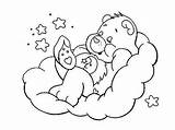 Bedtime Bears sketch template