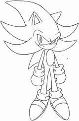 Sonic Super Coloring Pages sketch template