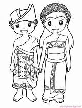 Adat Baju Mewarnai Bali Pakaian Kartun Sketsa Barat Sunda Tk Bestkartun Warna Animasi Betawi Buku Seni Perempuan Menggambar Belajar Lukisan sketch template