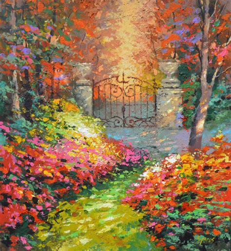 In Autumn Garden Cuadros Pinturas Al Oleo De Dmitry