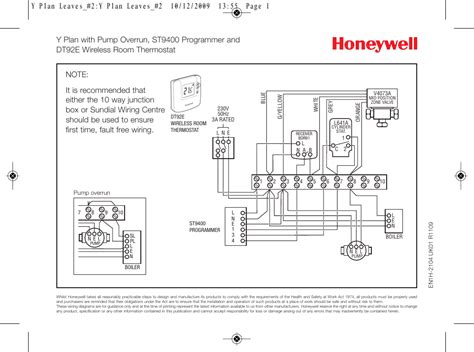 honeywell wireless room thermostat wiring diagram circuit diagram