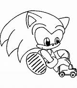 Sonic Pages Coloring Mario Getcolorings Hedgehog sketch template