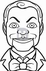 Slappy Dummy Drawing Doll Ventriloquist Draw Goosebumps Puppet Scary Coloring Clipart Characters Pages Clipartmag Drawings Clipartbest Pop Learn Puppets Choose sketch template